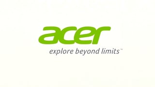 Acer logo with tagline explore beyond limits on white background